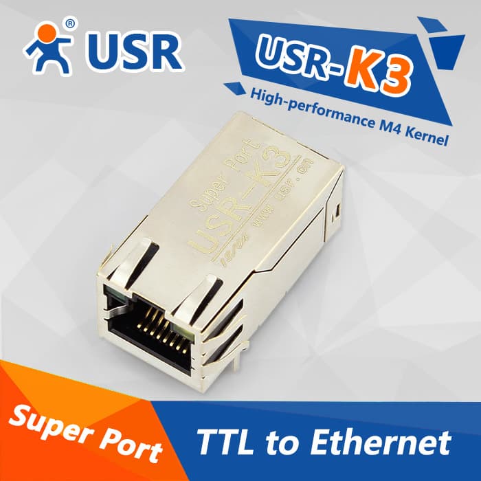 Super Port Serial TTL UART to Ethernet Module with M4 Kernel